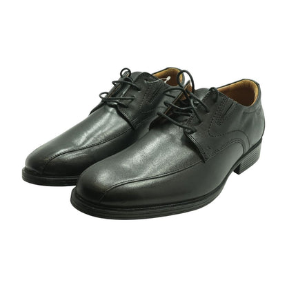 Black Leather Derby/oxford Dress Shoes