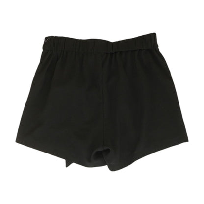 Black Solid Shorts