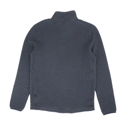 Navy Solid 1/4 Zip Pullover