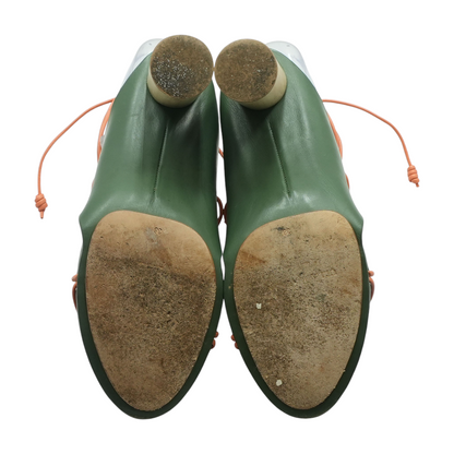 Green and Orange Roxie Heel