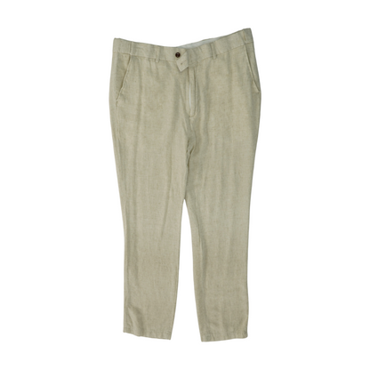 Beige Regular Pants