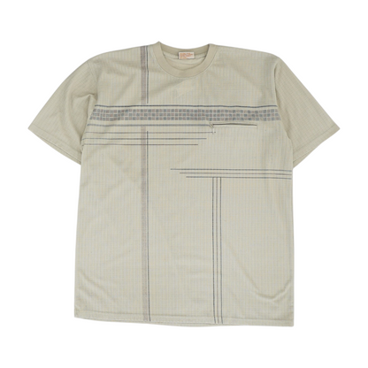 Beige Check T-Shirt
