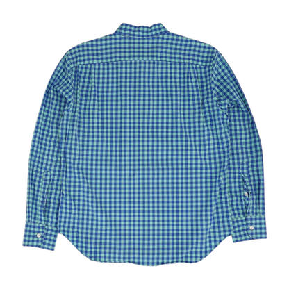 Blue Check Long Sleeve Button Down