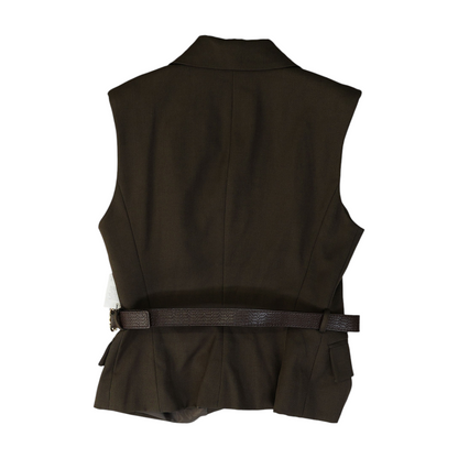 Brown Solid Blazer