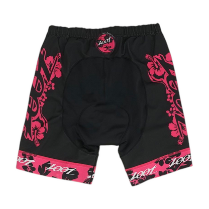 Black Floral Active Shorts
