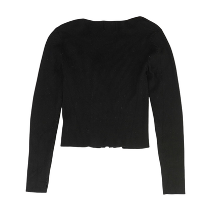 Black Cardigan Sweater