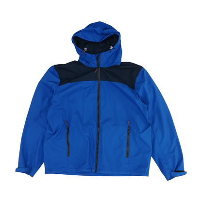 Blue Color Block Jacket