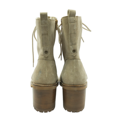 Journee Collection Beige Ankle Boots – Image 3