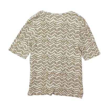 White Print Blouse