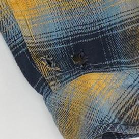 Blue Plaid Flannel Button Down