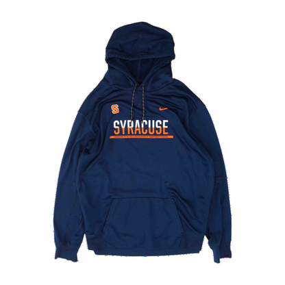 Navy Tall Syracuse Orange Solid Hoodie Pullover
