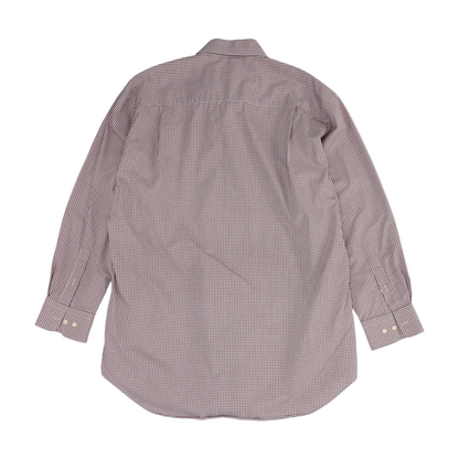 Red Check Long Sleeve Button Down