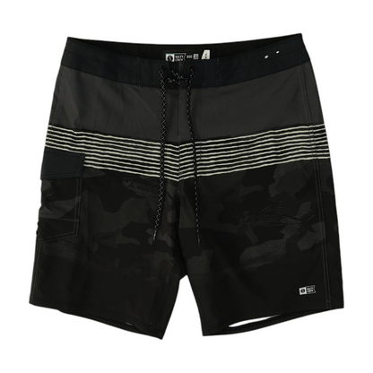 Gray Striped Swim Bottom