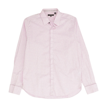 Pink Floral Long Sleeve Button Down