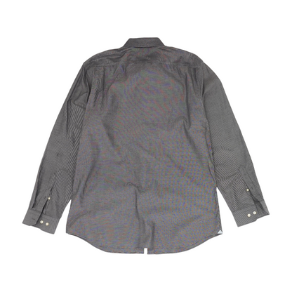 Charcoal Solid Long Sleeve Button Down