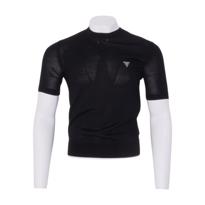 Black Solid T-Shirt