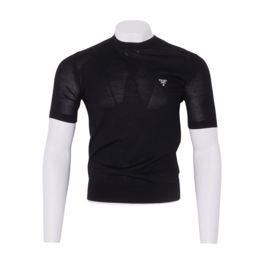 Black Solid T-Shirt