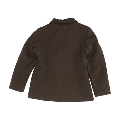 Brown Solid Lightweight Jacket