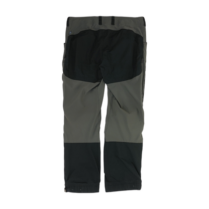 Black Color Block Regular Pants