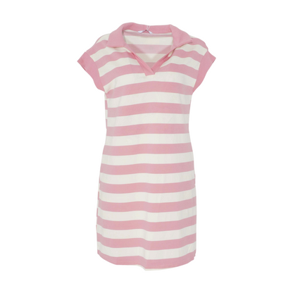 Pink Striped Mini Dress