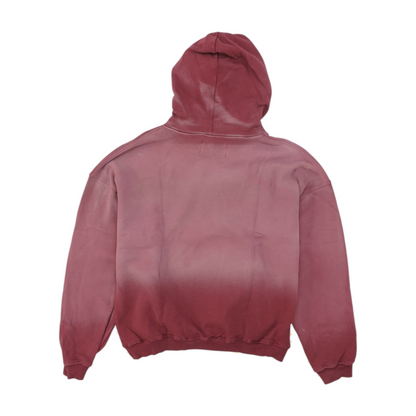 Red Solid Hoodie Pullover