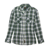 Navy Plaid Flannel Button Down