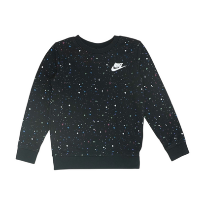 Black Polka Dot Sweatshirt Pullover