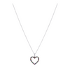 1/4 ctw Sterling Silver Sapphire Pendant Necklace