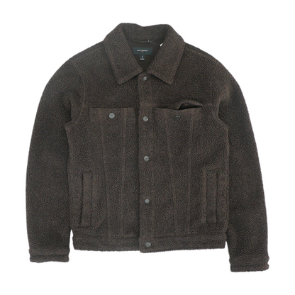 Brown Solid Jacket