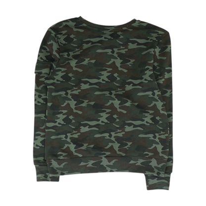 Green Camo Sweatshirt Pullover