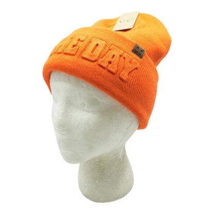 Orange Game Day Beanie