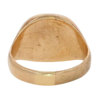 10K Gold Freemason Signet Ring