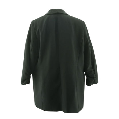 Black Solid Blazer