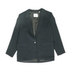 Black Solid Blazer