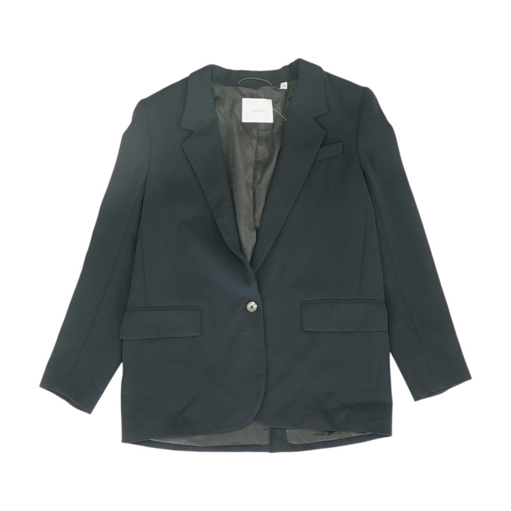 Black Solid Blazer