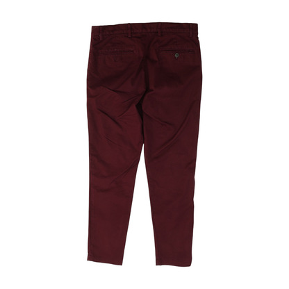 Burgundy Slim Pants