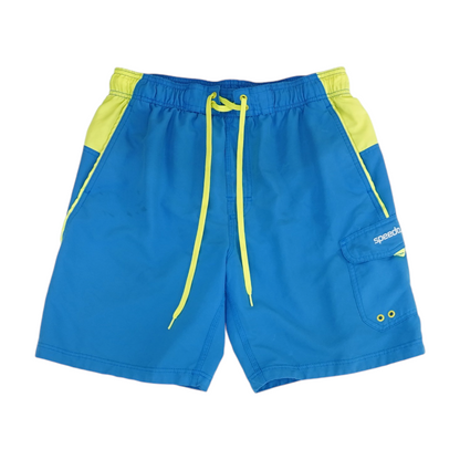 Blue Color Block Swim Bottom