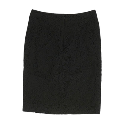 Black Solid Mini Skirt