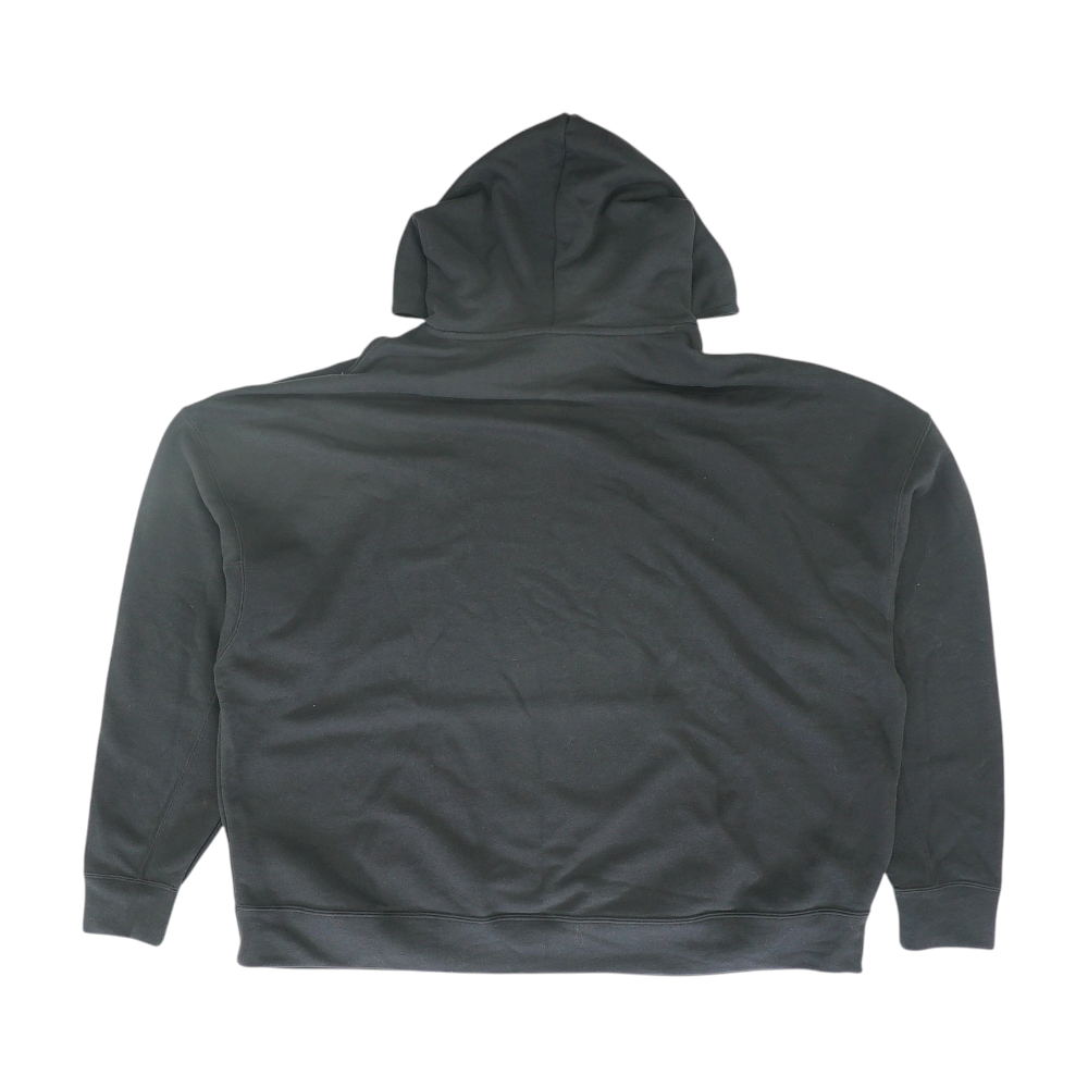 Black Solid Hoodie Pullover