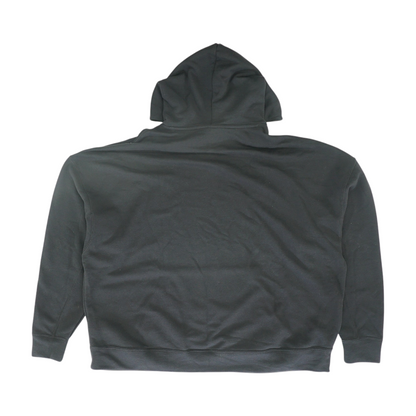 Black Solid Hoodie Pullover