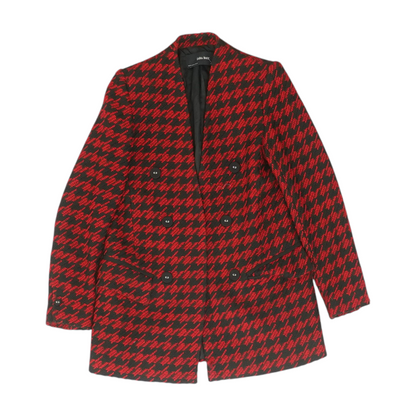 Red Houndstooth Blazer