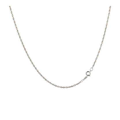 .20 ct 14K White Gold Diamond Pave Halo Pendant Necklace