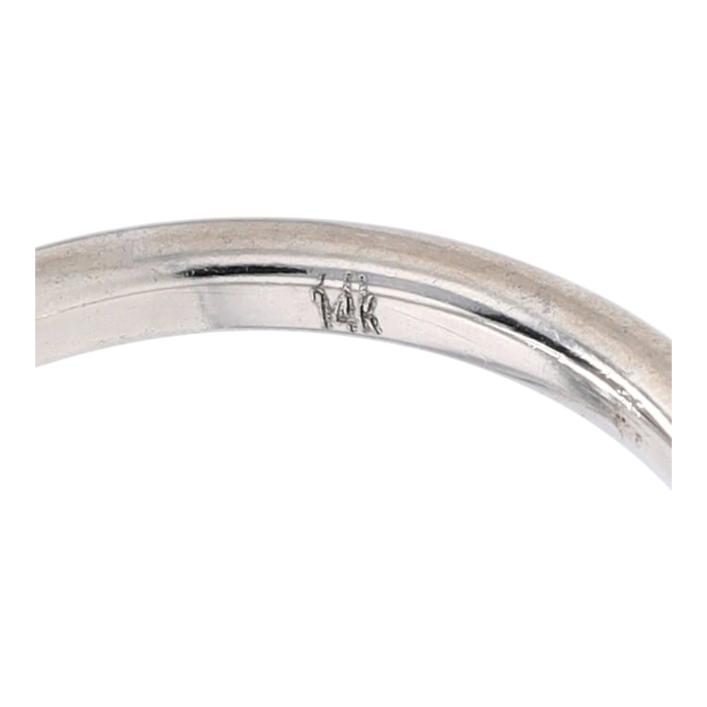 1/8 ctw 14K White Gold Diamond Band