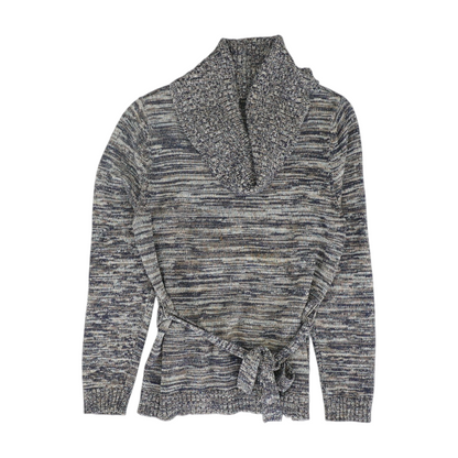 Blue Striped Pullover Sweater