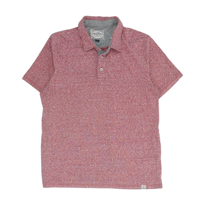 Red Striped Short Sleeve Polo