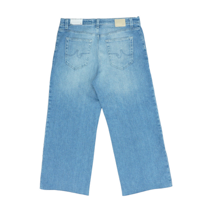 Blue Wide Leg Jeans
