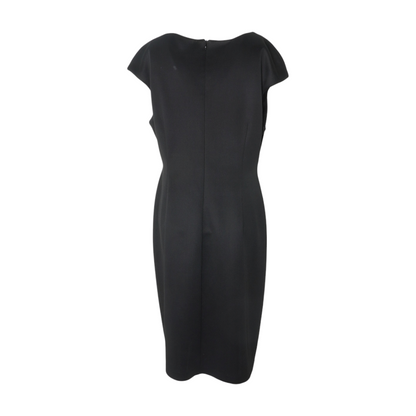 Black Striped Midi Dress