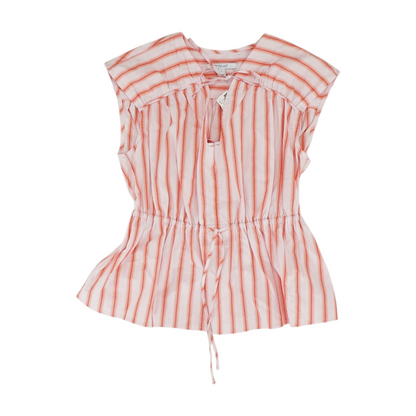 Pink Striped Blouse
