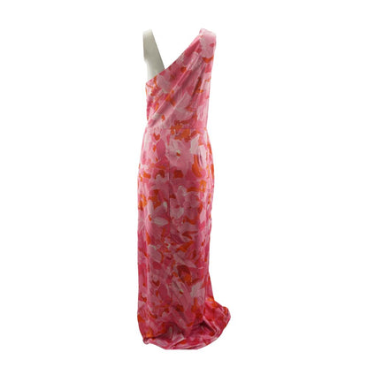 Pink Floral Formal Maxi Dress