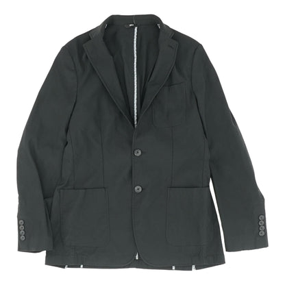 Black Solid Lightweight Jacket